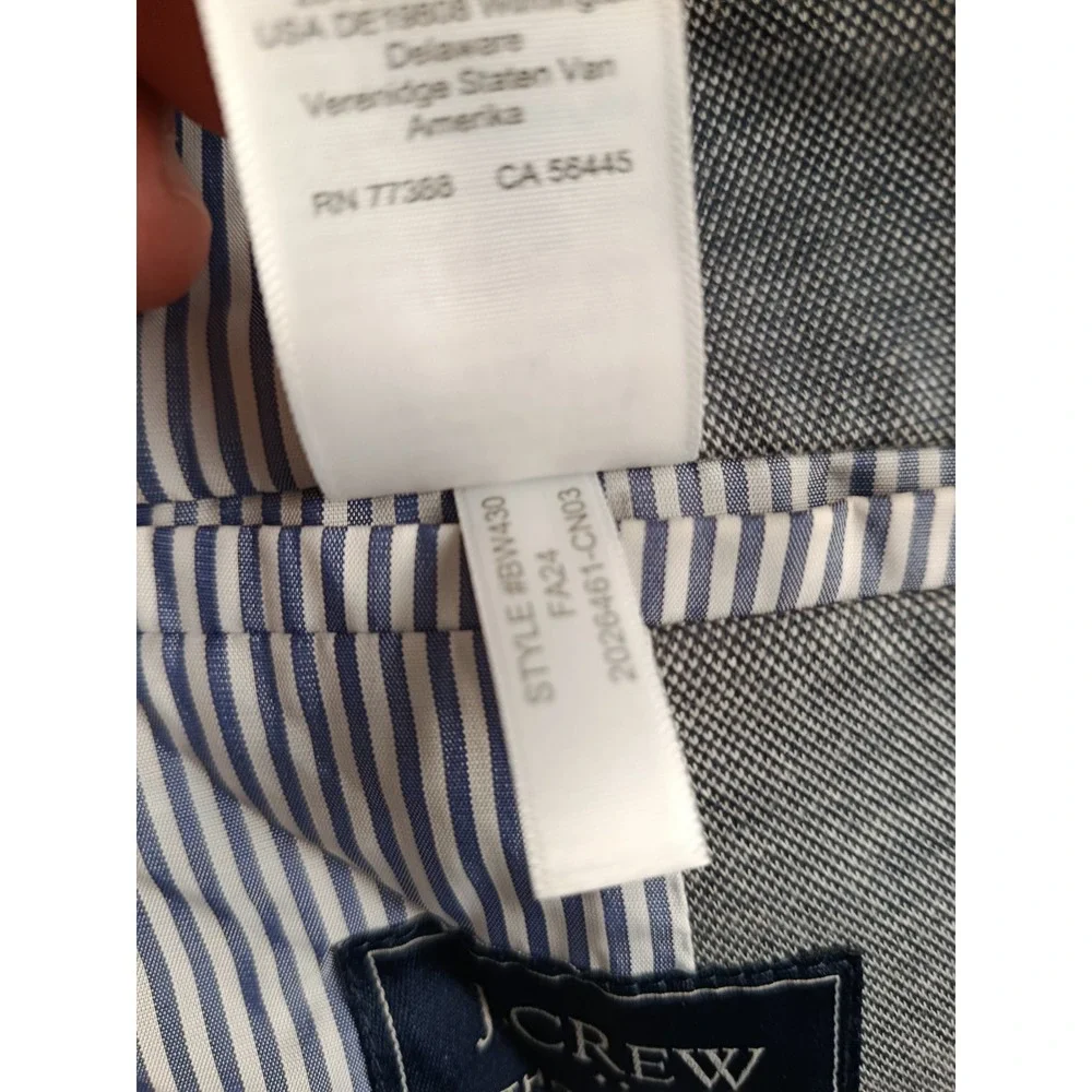 J. Crew Thompson Performance Blazer Mens 44 R Blue Stretch Teacher